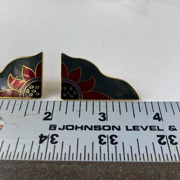 Samuel Huang colorful sun and sky post earrings - Picture 5 of 8